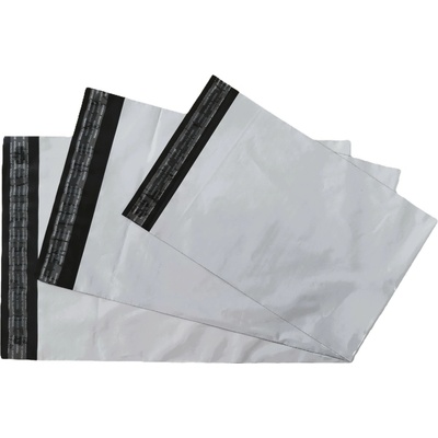EKO plastové poštovní obálky bílé 225 x 325 mm samolepící - 100ks