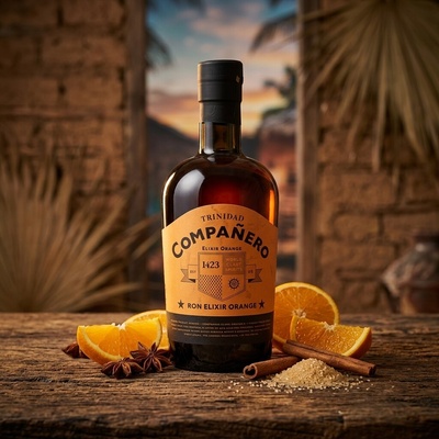 Companero TRINIDAD Ron Elixir Orange Rum 40% 0,7 l (tuba)
