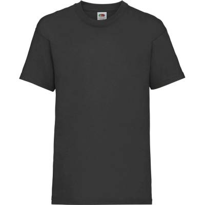 Fruit of the Loom triko Kids Valueweight T černé