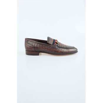 Centone Мъжки кожени обувки - Кафяви #268857 (268857_Тъмно кафяв)