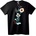 NOONEBRAND Тениска Bugs Bunny любовно сърце - L, Black