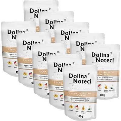 Dolina Noteci Premium Adult Small Breed with Goose Potato and Apple 10 x 100 g