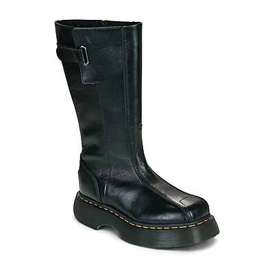 Dr. Martens Polokozačky BUZZ HIGH BOOT BLACK MILLED GLOSS Čierna