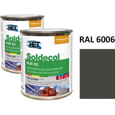 Soldecol PUR SG 0,75L RAL 6006