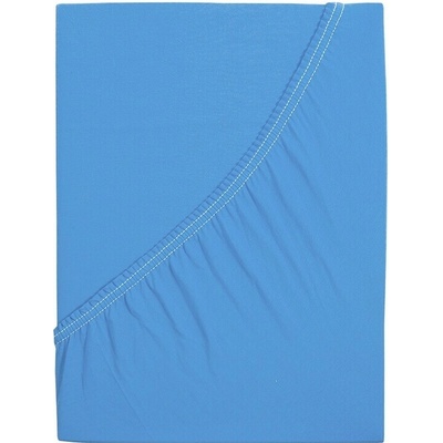 4Home jersey prostěradlo Ideál nebesky modré 100x200