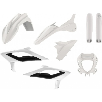 POLISPORT kompletní sada plastů (FULL KIT) BETA RR 2T/4T 23-24 v sadě kryt světla (8667300004) a kryty tlumičů (8667300001) barva bílá