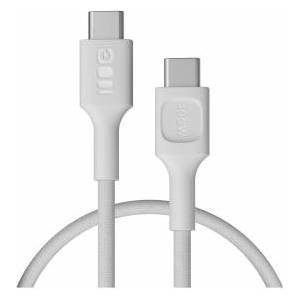 GREENCELL USB-C Cable 0.3m 100W Greencell PowerStream Fast Charging PD Snow White