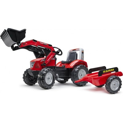 FALK Traktor Mc Cormick Red Pedal s prívesom