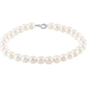 Bliss Дамска перлена гривна с бяло злато Bliss 20092668 (20092668)