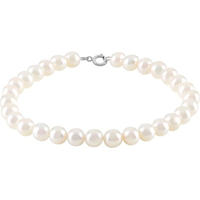 Bliss Дамска перлена гривна с бяло злато Bliss 20092668 (20092668)