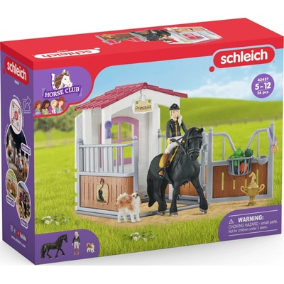 Schleich 42437 stáj s koněm klubová Tori a Princess 24,5 x – Zbozi.Blesk.cz