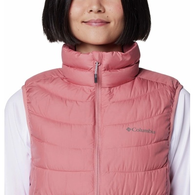 Columbia Powder Lite II Vest W pink agave