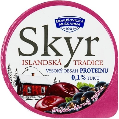 Bohušovická mlékárna Skyr třešně černý rybíz 130 g