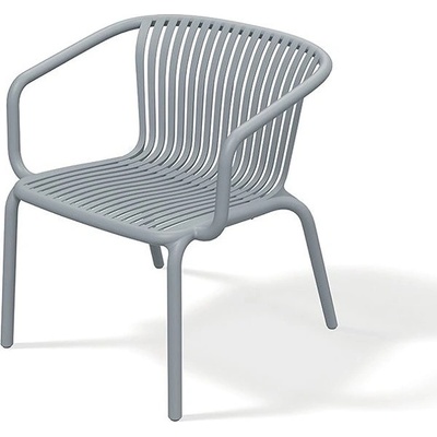 Prosperplast Zahradní křeslo s područkami Brene, šedá