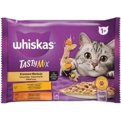 Whiskas vrecko mp creamy creations hovädzie 4x85 g