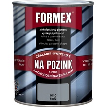 Barvy a laky Hostivař Formex S 2003 základná farba na pozink 110 šedý 0,6L