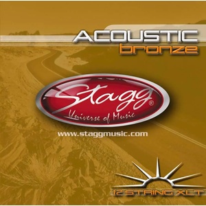 Stagg Струни за акустична китара 12 струнна stagg - Модел ac-12st-br