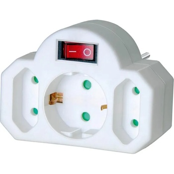 Image 1 of brennenstuhl 3 Plug Switch (1508100)