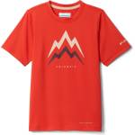 Columbia Детска спортна тениска Columbia Kid's Tech Trail Utility S/S Graphic Crew Sport shirt - Super Sonic / Energetic (704-5865-0614)