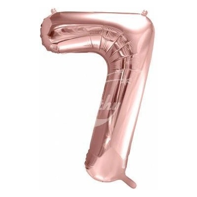 Fóliové číslo 7 rose gold 86 cm
