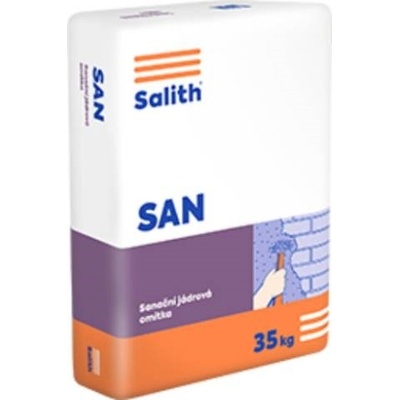 Omítka sanační jádrová Vápenka Vitošov Salith SAN – 35 kg – Sleviste.cz