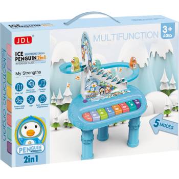 Felyx Toys Пиано 2 в 1 с естакада с пингвини