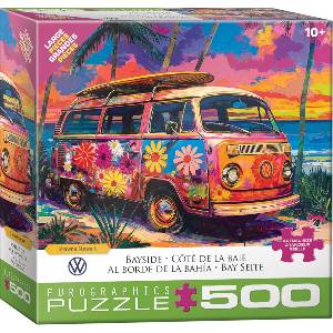 EUROGRAPHICS Пъзел Eurographics от 500 XXL части - VW плажно приключение (65005992)