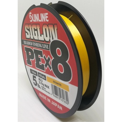 SUNLINE šnúra SIGLON PEx8 OR 150m 5lb