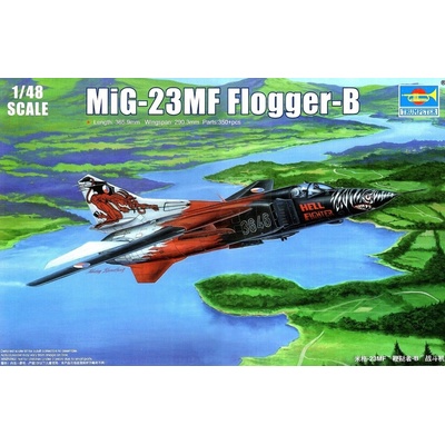 Trumpeter slepovací model Mig 23MF FloggerB 1:48 – Zboží Mobilmania
