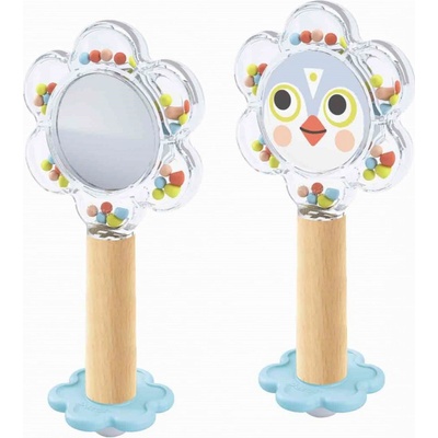 DJECO Hrkálka so zrkadielkom Baby flower