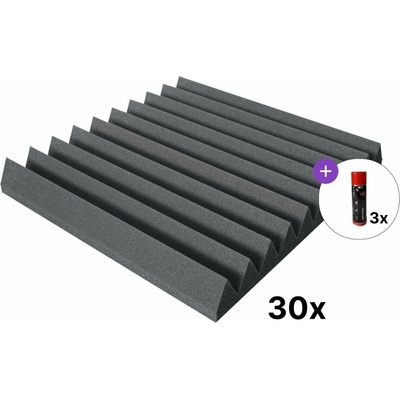 Mega Acoustic PA-PMK-4 50x50 SET 2 Dark Grey Absorpčný penový panel