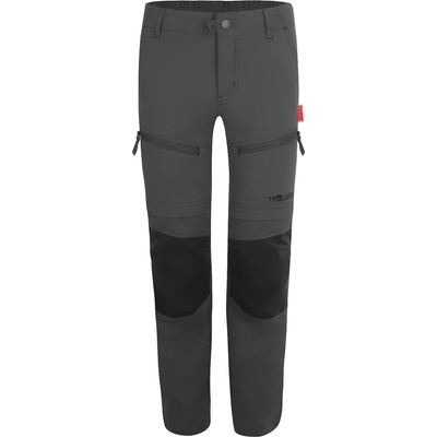Trollkids Детски панталон със свалящи крачоли Trollkids Kid's Nordfjord Zip-Off Pants Walking trousers - Anthracite - размер 104 (EU) (701-1740-0313)