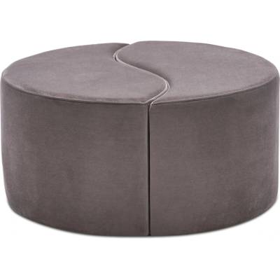 TopMebel Стол Alis велур в светлосив цвят 80x80x40см