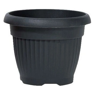 PROSPERPLAST Květináč NOVA 25, výška 20.5cm, antracit
