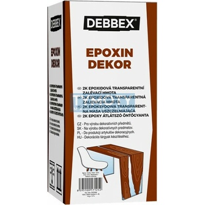 Debbex EPOXIN DEKOR Epoxidová pryskyřice pro zalévání 4 kg
