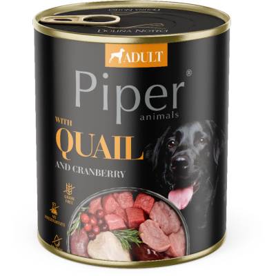 Dolina Noteci Пипер за кучета с пъдпъдък и червени боровинки 800 г