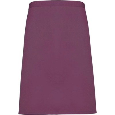 Premier PR151 Zástěra do pasu krátká Colours fialová aubergine