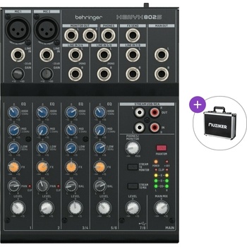 BEHRINGER Xenyx 802S Basic SET Смесителен пулт (XENYX 802S_EU1-BASIC-SET)
