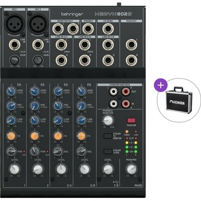 BEHRINGER Xenyx 802S Basic SET Смесителен пулт (XENYX 802S_EU1-BASIC-SET)