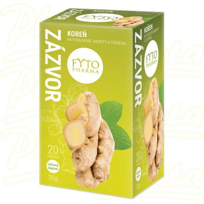 Fytopharma Zázvor 20 x 1 g