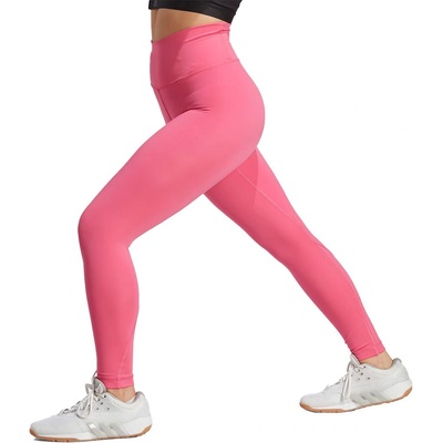 ADIDAS Optime Hyperbright Training High-Rise 7/8 Leggings Pink