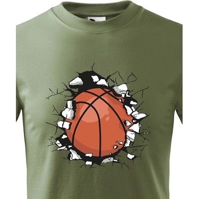 Dětské tričko Basketbalový míč Military Canvas Bezvatriko.cz 2185