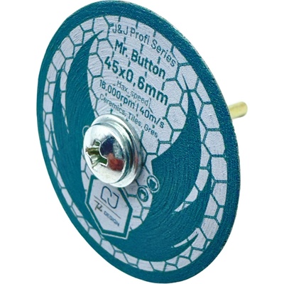 J&J Profi Series Diamantový kotouč Mr. Button 45x0,6mm pro LWB