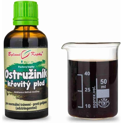 Bylinné kapky Ostružiník křovitý ostružina, ostružník plod Pavlovy bylinné kapky tinktura 50 ml