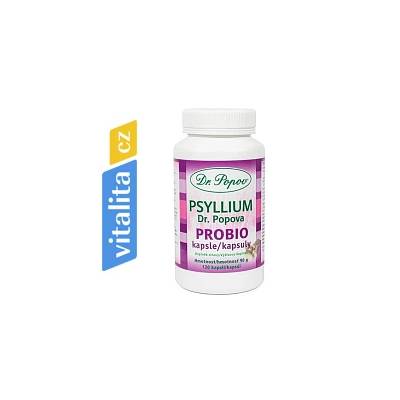 Dr. Popov Psyllium ProBio 120 kapslí
