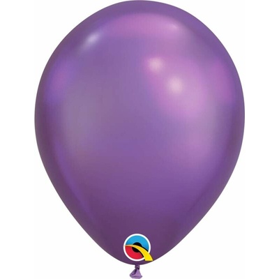 Qualatex Balónek CHROME 18 cm fialový