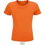 SOL'S crusader / Детска тениска от органичен памук - оранжева 118-128 (25358023586)