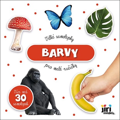 Jiri Models Veľké samolepky pre malé ručičky Farby