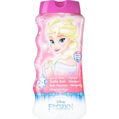 Disney Frozen 2 Bubble Bath & Shampoo sprchový gel a šampon 2 v 1 pro děti 475 ml