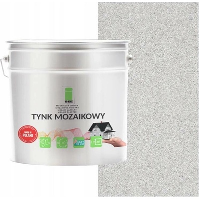 MOZAIKOVÁ OMÍTKA BÍLÁ VNITŘNÍ VENKOVNÍ MOZAIKA 7Kg POLSKÝ VÝROBCE